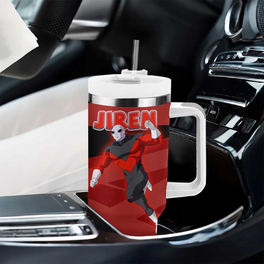 Jiren Dragon Ball Tumbler With Handle Anime Mix Text Pattern Abstract Style TS04 Jiren Dragon Ball Tumbler With Handle Anime Mix Text Pattern Abstract Style TS04