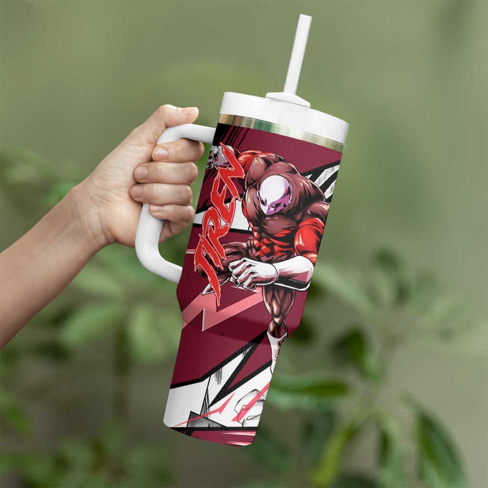 Jiren Mix Manga - Dragon Ball Tumbler With Handle Anime Mix Manga Style TS04 Jiren Mix Manga - Dragon Ball Tumbler With Handle Anime Mix Manga Style TS04