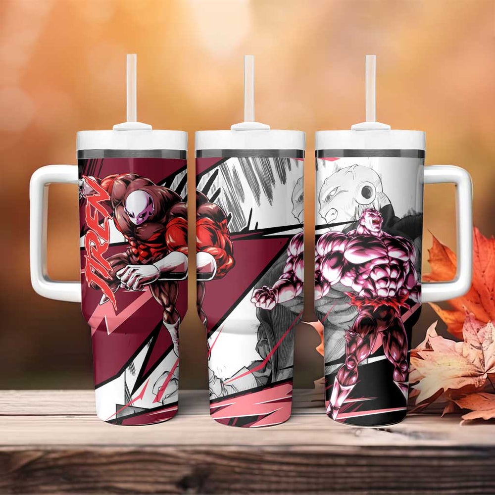 Jiren Mix Manga - Dragon Ball Tumbler With Handle Anime Mix Manga Style TS04 Jiren Mix Manga - Dragon Ball Tumbler With Handle Anime Mix Manga Style TS04