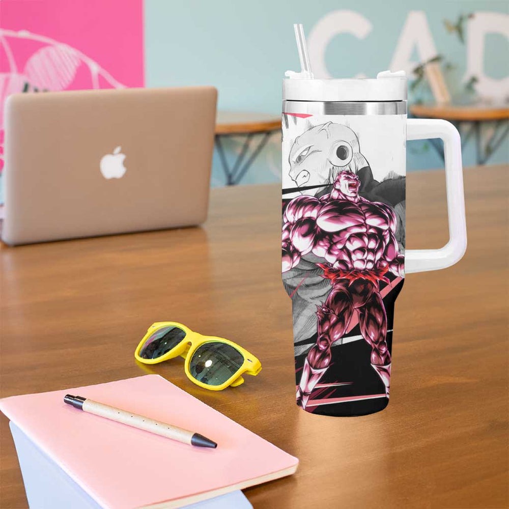 Jiren Mix Manga - Dragon Ball Tumbler With Handle Anime Mix Manga Style TS04 Jiren Mix Manga - Dragon Ball Tumbler With Handle Anime Mix Manga Style TS04
