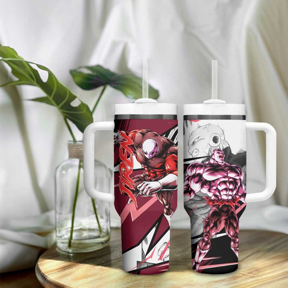 Jiren Mix Manga - Dragon Ball Tumbler With Handle Anime Mix Manga Style TS04 Jiren Mix Manga - Dragon Ball Tumbler With Handle Anime Mix Manga Style TS04
