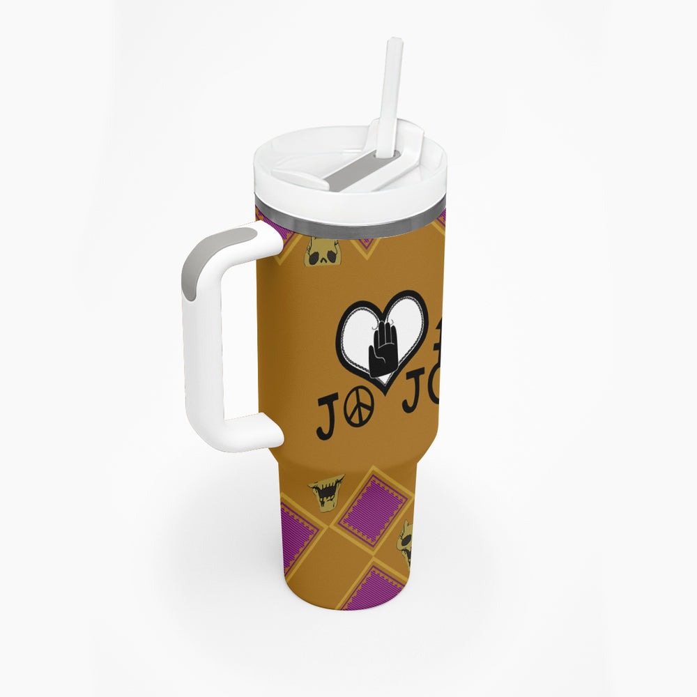 JJBA Symbols Tumbler With Handle JJBAs TS04 JJBA Symbols Tumbler With Handle JJBAs TS04