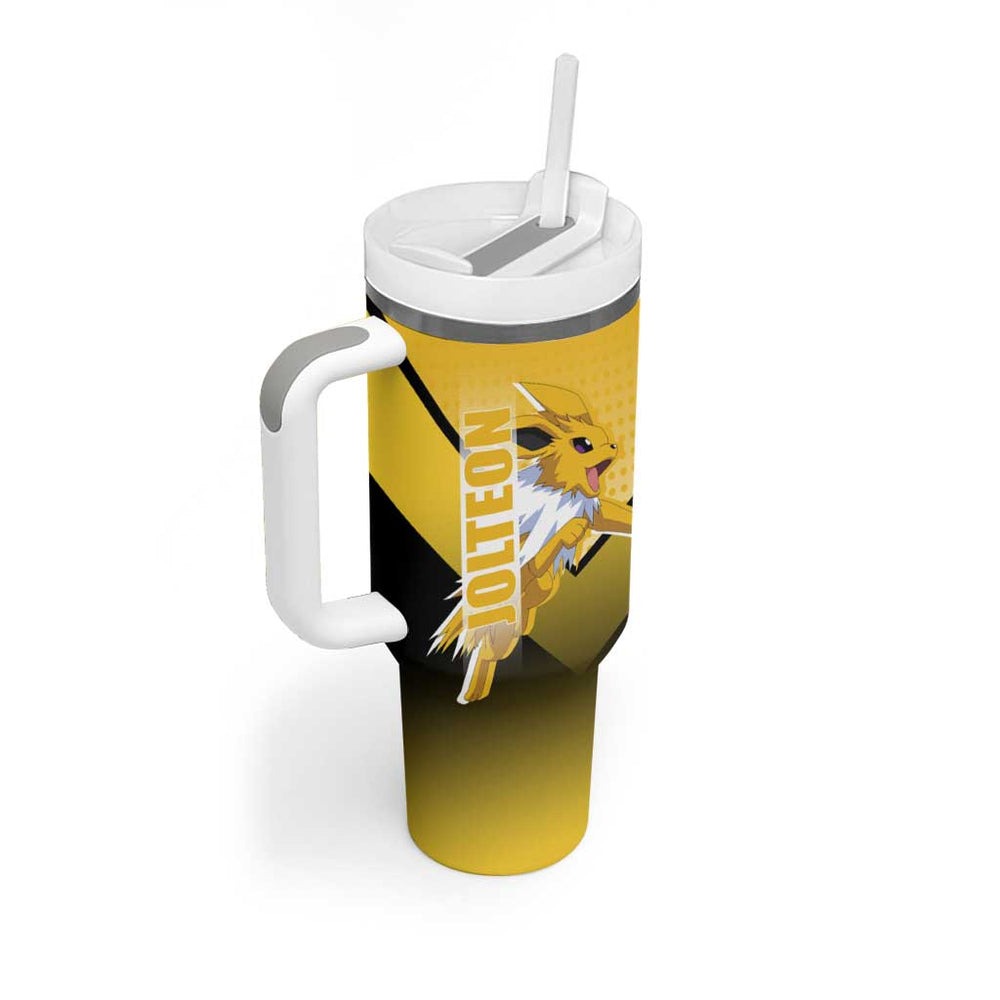 Jolteon from Poké Tumbler With Handle with Electric Type Thunderbolt and Speed Design TS04