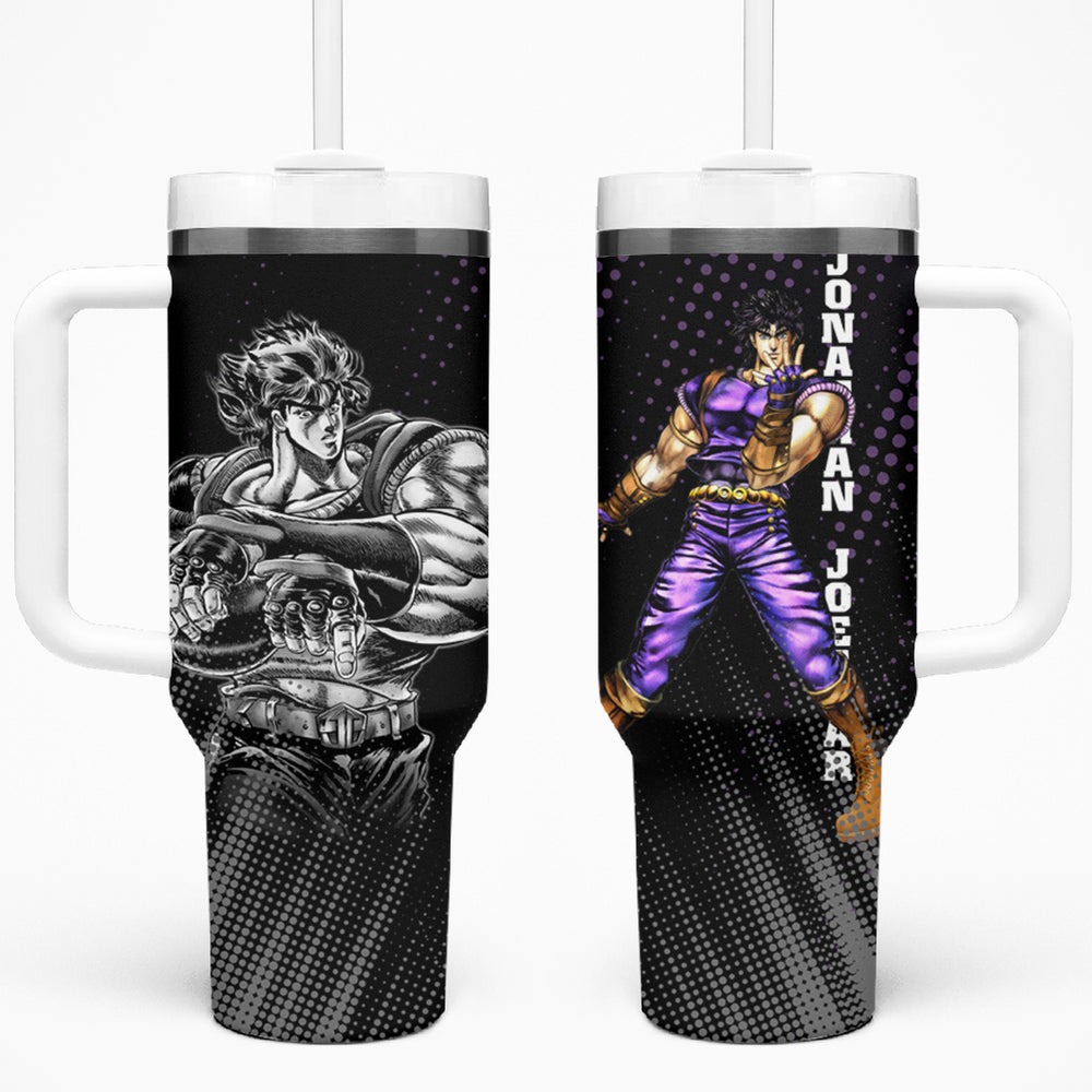 Jonathan Joestar JJBAs Tumbler With Handle JoJo's Bizarre Adventure TS04 Jonathan Joestar JJBAs Tumbler With Handle JoJo's Bizarre Adventure TS04