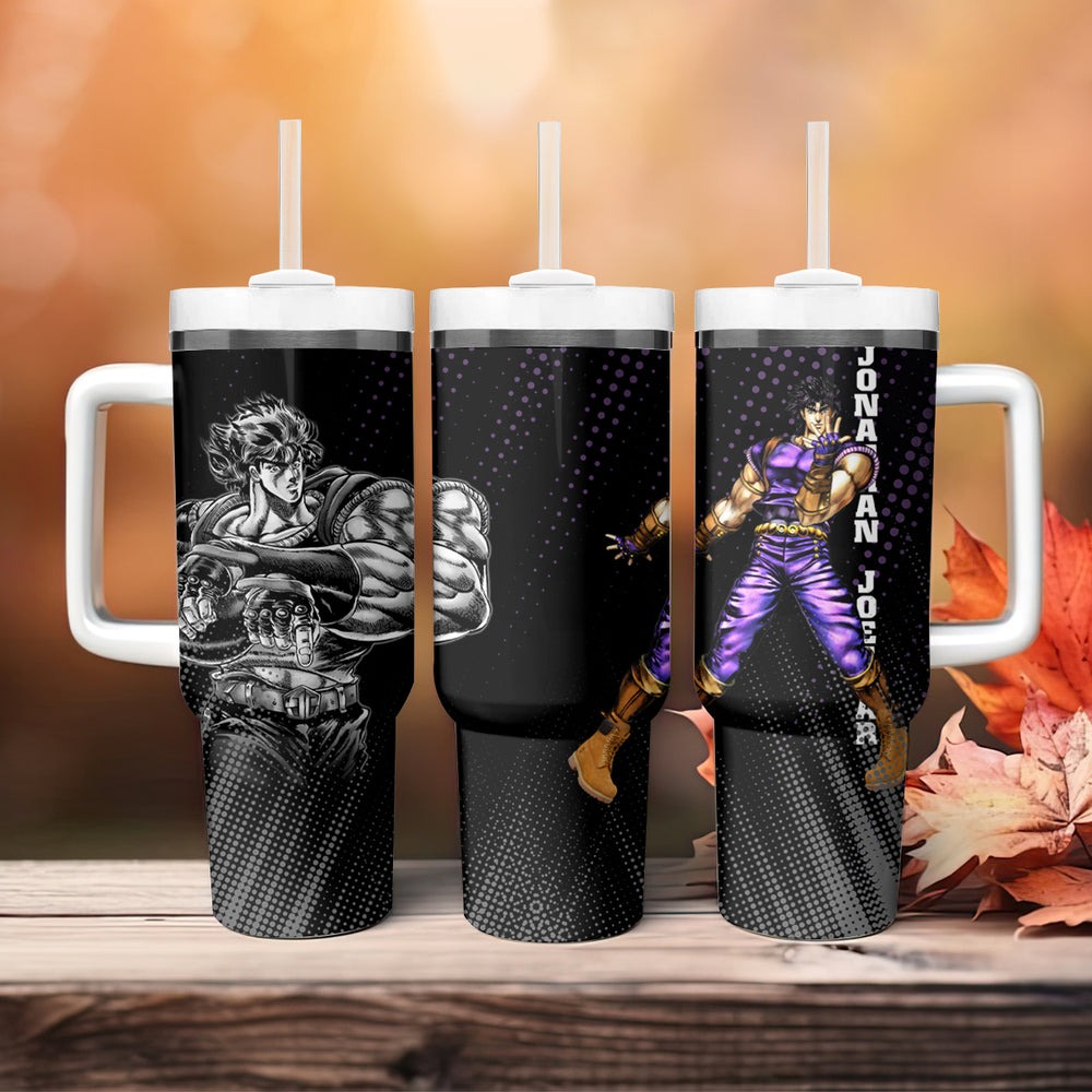 Jonathan Joestar JJBAs Tumbler With Handle JoJo's Bizarre Adventure TS04 Jonathan Joestar JJBAs Tumbler With Handle JoJo's Bizarre Adventure TS04
