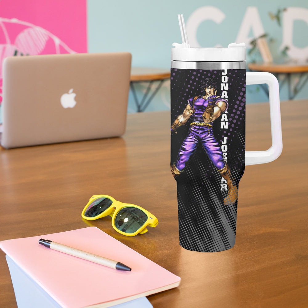 Jonathan Joestar JJBAs Tumbler With Handle JoJo's Bizarre Adventure TS04 Jonathan Joestar JJBAs Tumbler With Handle JoJo's Bizarre Adventure TS04