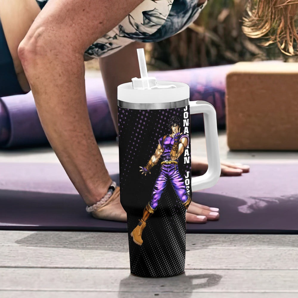 Jonathan Joestar JJBAs Tumbler With Handle JoJo's Bizarre Adventure TS04 Jonathan Joestar JJBAs Tumbler With Handle JoJo's Bizarre Adventure TS04