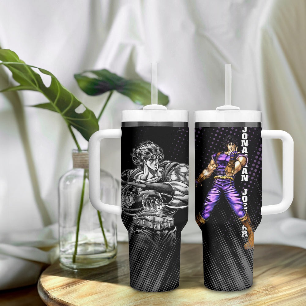 Jonathan Joestar JJBAs Tumbler With Handle JoJo's Bizarre Adventure TS04 Jonathan Joestar JJBAs Tumbler With Handle JoJo's Bizarre Adventure TS04