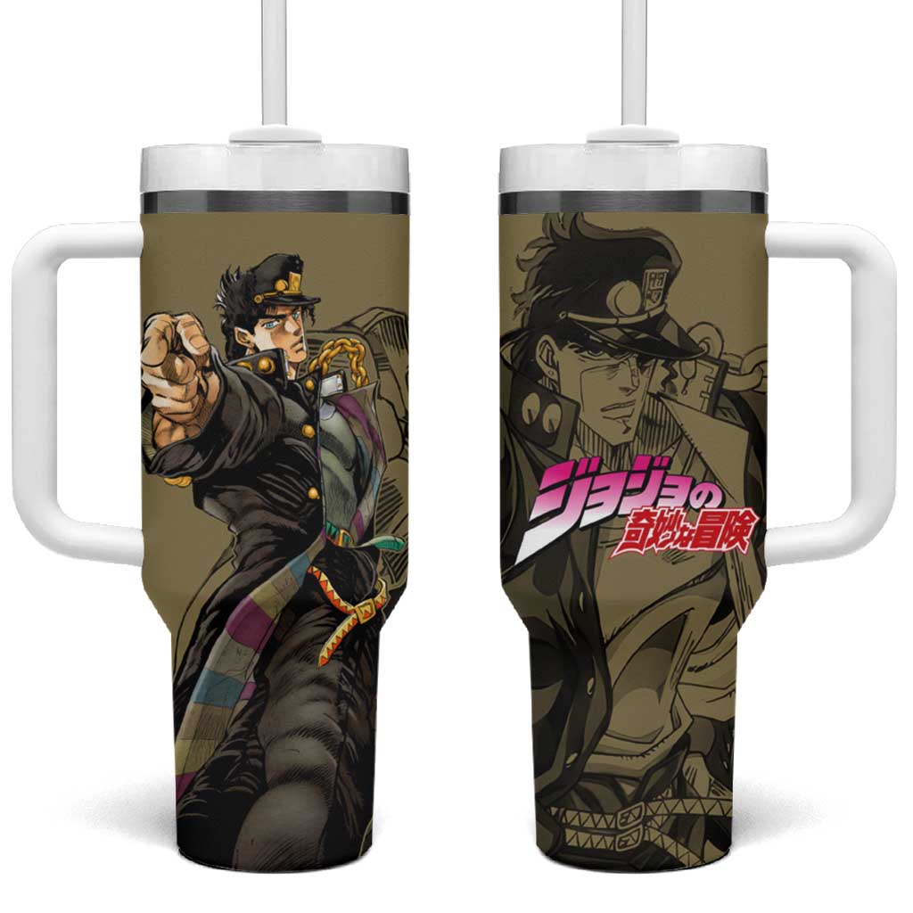 Jotaro Kujo - JoJo's Bizarre Adventure Tumbler With Handle Anime Style TS04