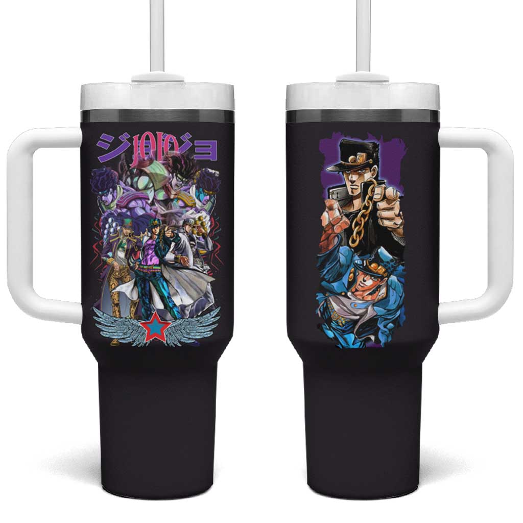 Jotaro Kujo V2 Jojos Bizarre Adventure Tumbler With Handle Japan Anime Style TS04
