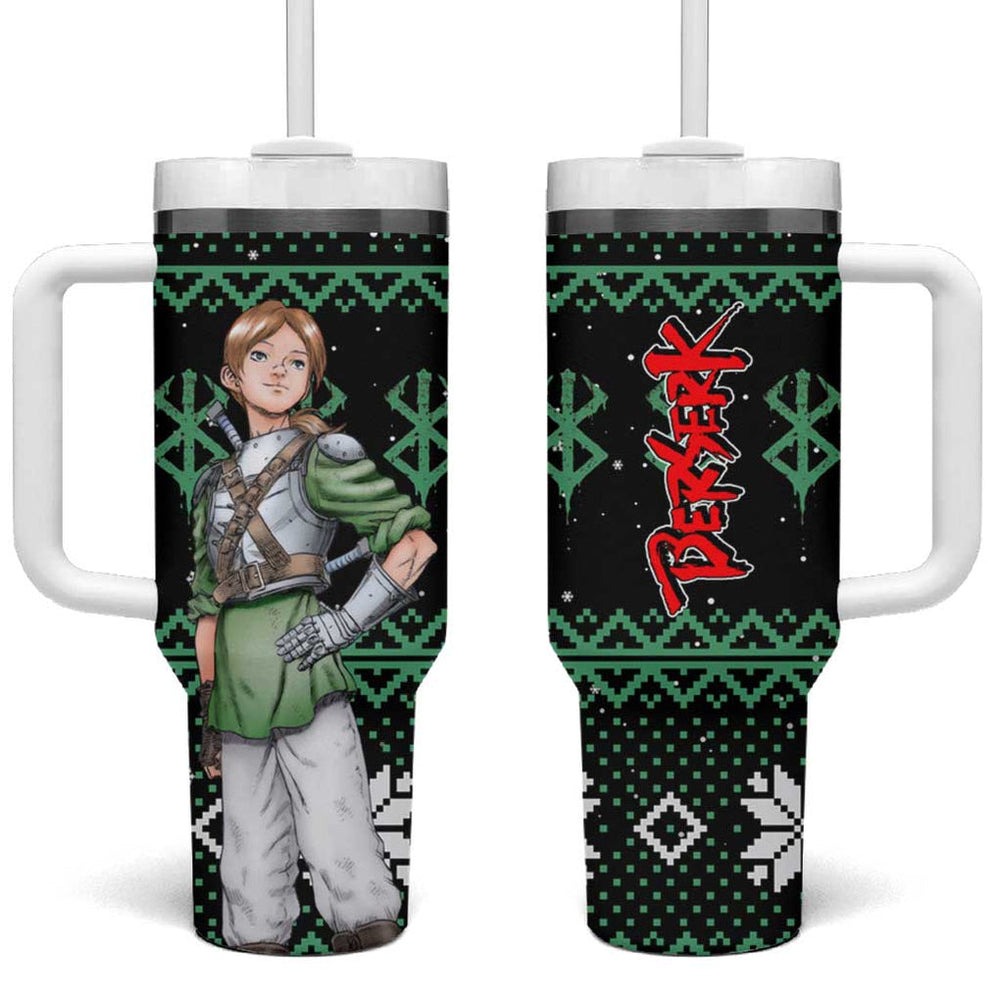 Judeau Berserk Tumbler With Handle Anime Run Symbol Blood Style TS04 Judeau Berserk Tumbler With Handle Anime Run Symbol Blood Style TS04