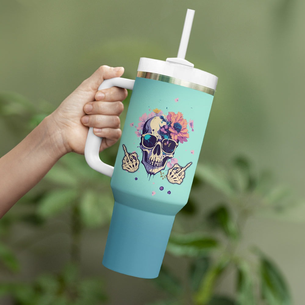 Judge Me When You're Perfect Tumbler With Handle TS04 Judge Me When You're Perfect Tumbler With Handle TS04