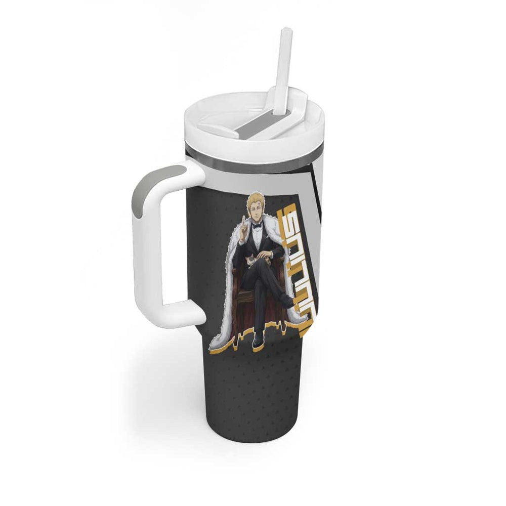 Julius Novachrono Tumbler With Handle Regal Anime Illustration Style TS04 Julius Novachrono Tumbler With Handle Regal Anime Illustration Style TS04