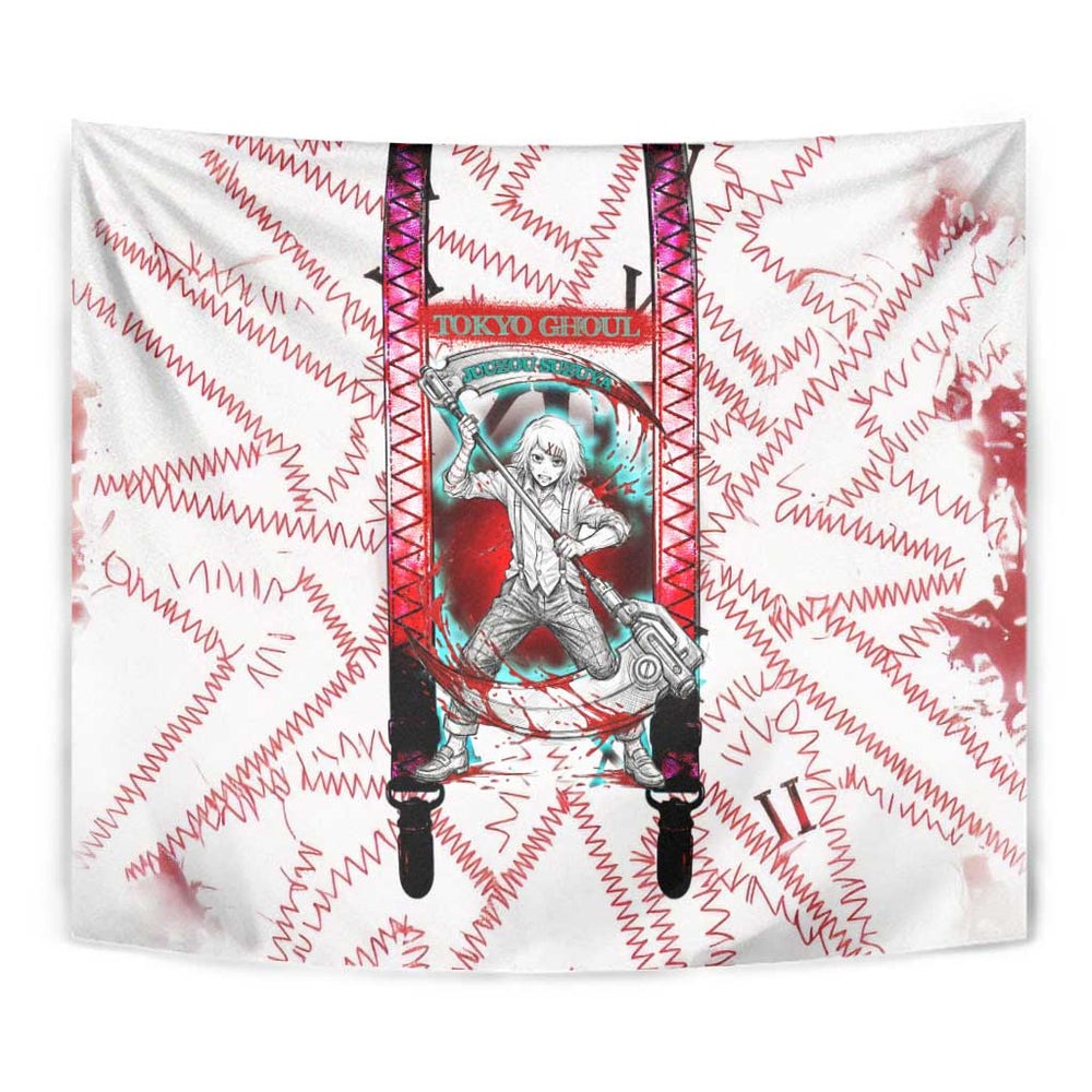 Juuzou Suzuya - Tokyo Ghoul Tumbler With Handle Anime Grunge Style TS04 Juuzou Suzuya - Tokyo Ghoul Tumbler With Handle Anime Grunge Style TS04