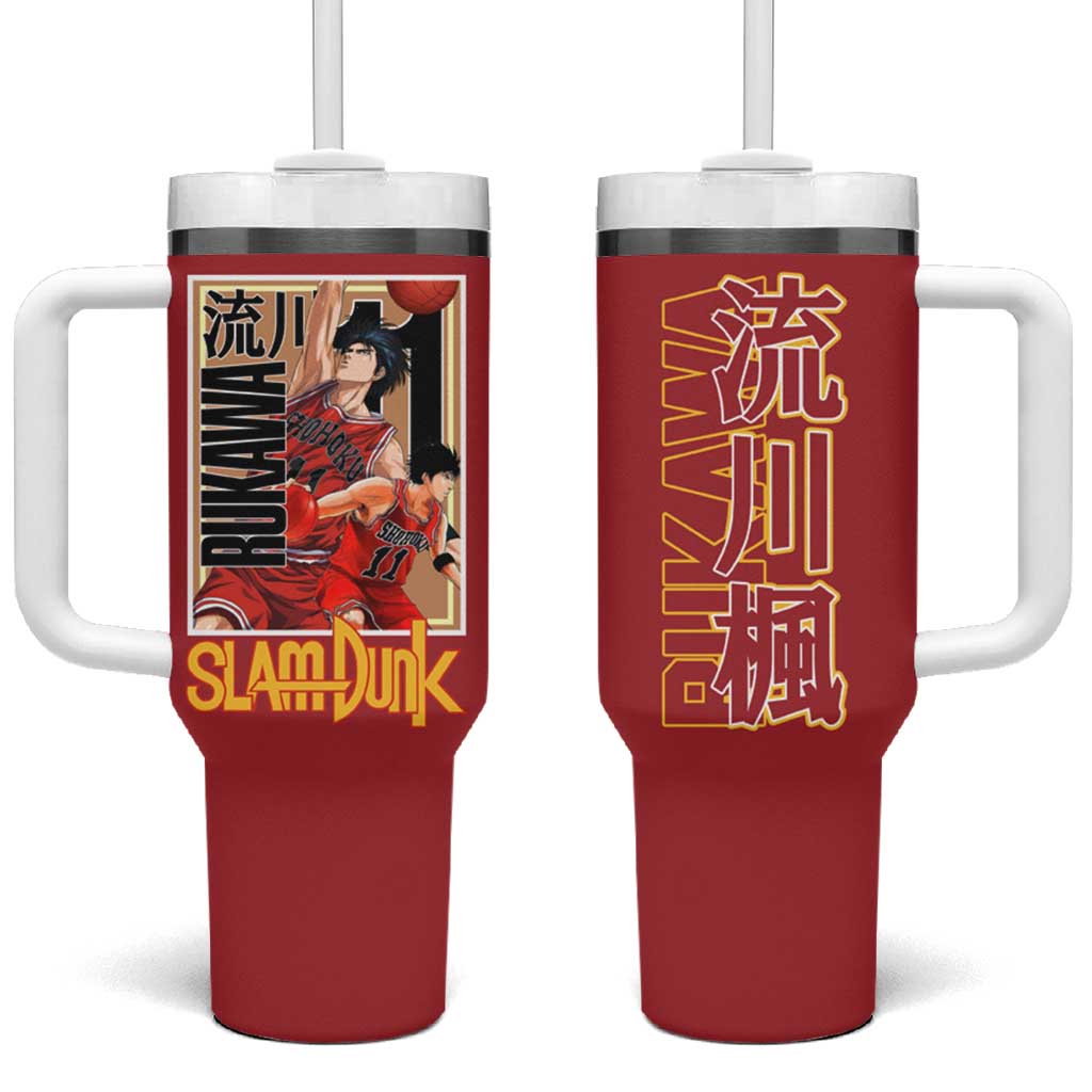 Kaede Rukawa Slam Dunk Tumbler With Handle Japan Anime Style TS04