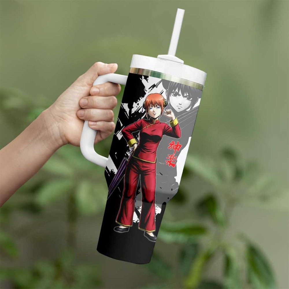 Kagura Tumbler With Handle Fierce Comedy Martial Ink Style TS04 Kagura Tumbler With Handle Fierce Comedy Martial Ink Style TS04