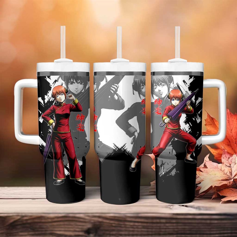 Kagura Tumbler With Handle Fierce Comedy Martial Ink Style TS04 Kagura Tumbler With Handle Fierce Comedy Martial Ink Style TS04