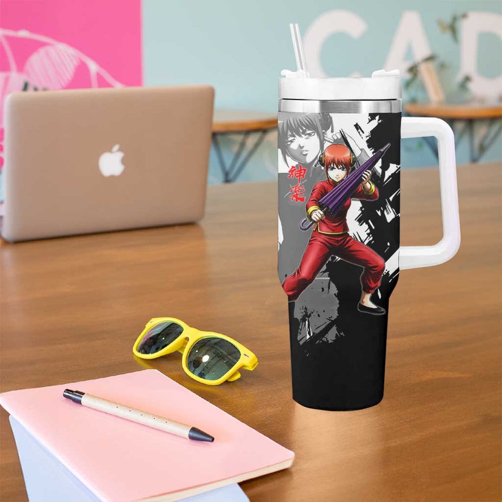 Kagura Tumbler With Handle Fierce Comedy Martial Ink Style TS04 Kagura Tumbler With Handle Fierce Comedy Martial Ink Style TS04