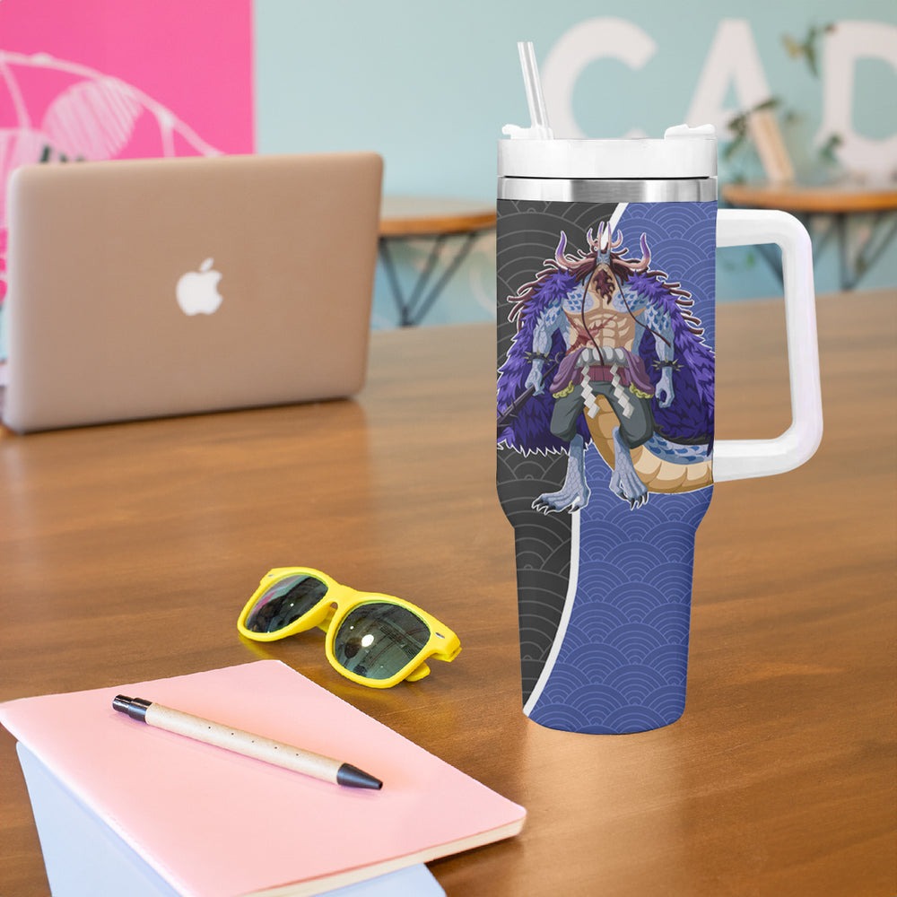Kaido Hybrid - One Piece Tumbler With Handle Japan Anime Style TS04 Kaido Hybrid - One Piece Tumbler With Handle Japan Anime Style TS04
