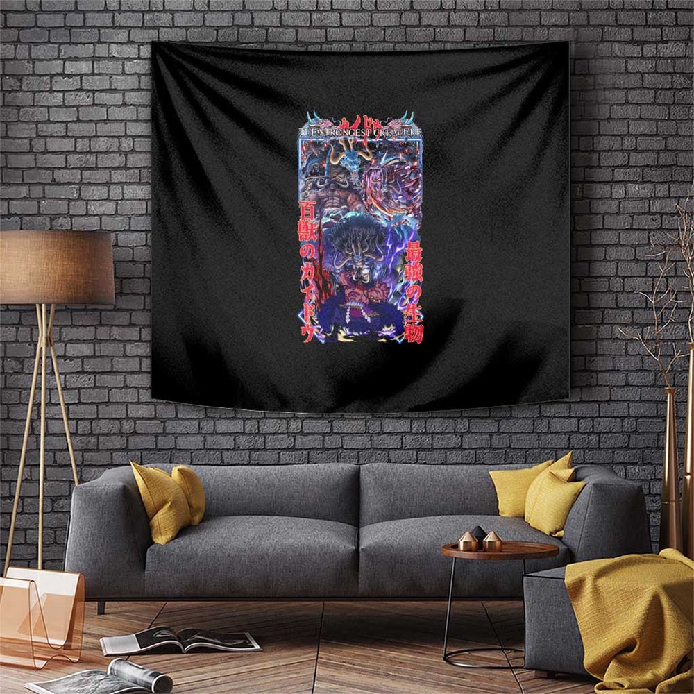 Kaido V3 One Piece Tapestry Japan Anime Style TS04 Kaido V3 One Piece Tapestry Japan Anime Style TS04