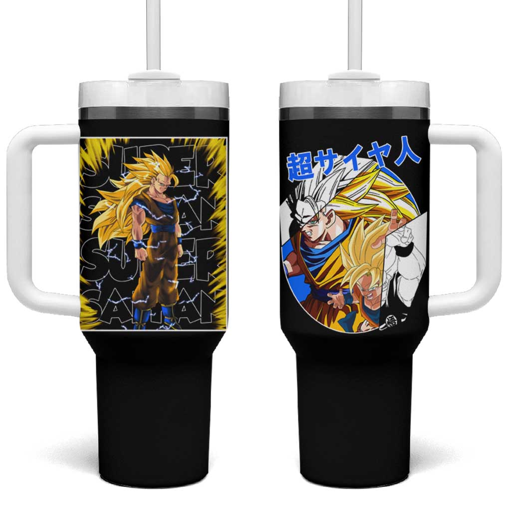 Kakarot Goku SSJ - Dragon Ball Tumbler With Handle Anime Style TS04