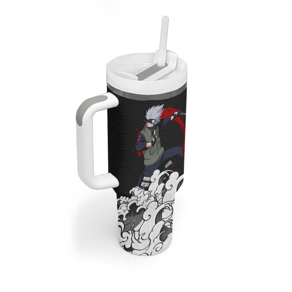 Kakashi Hatake Japanese Kanagawa - Naruto Tumbler With Handle Anime Japan Style TS04 Kakashi Hatake Japanese Kanagawa - Naruto Tumbler With Handle Anime Japan Style TS04