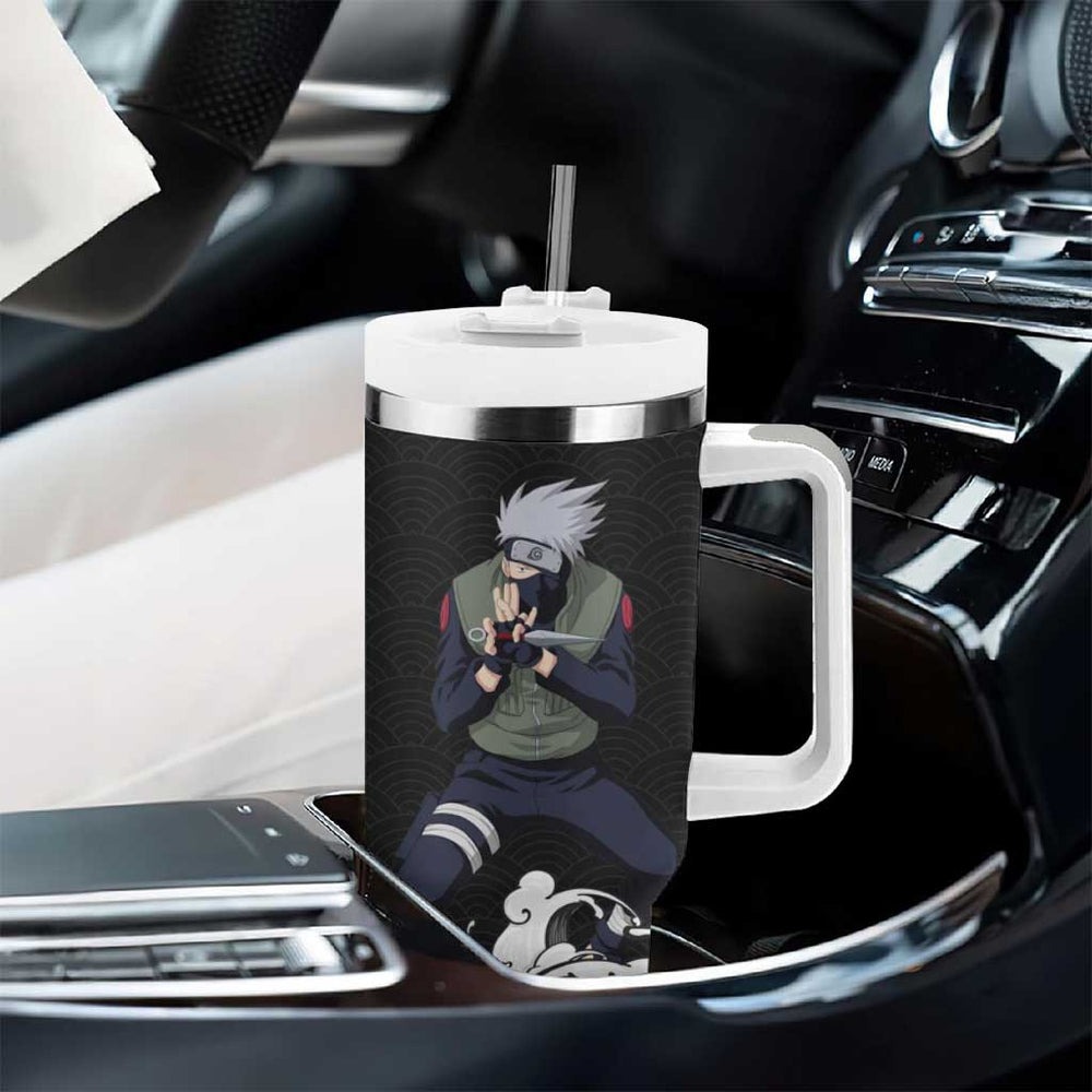 Kakashi Hatake Japanese Kanagawa - Naruto Tumbler With Handle Anime Japan Style TS04 Kakashi Hatake Japanese Kanagawa - Naruto Tumbler With Handle Anime Japan Style TS04