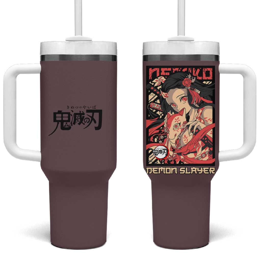 Kamado Nezuko Demon Slayer Tumbler With Handle Anime Style TS04