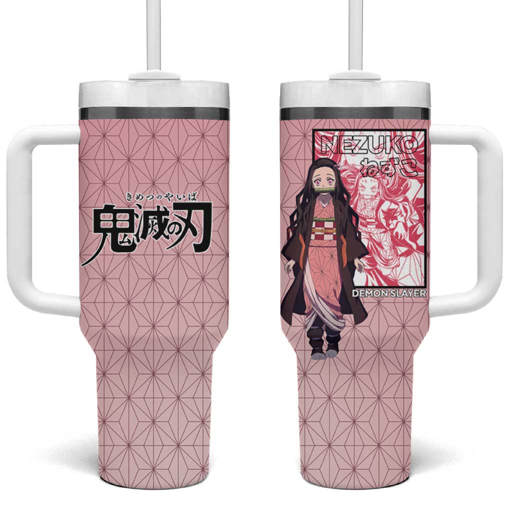 Kamado Nezuko Haori Demon Slayer Tumbler With Handle Anime Style TS04