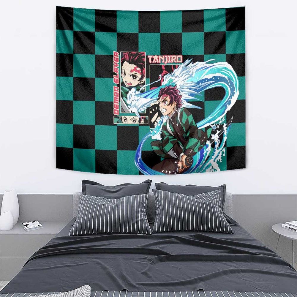 Kamado Tanjiro Haori Demon Slayer Tapestry Anime Style TS04