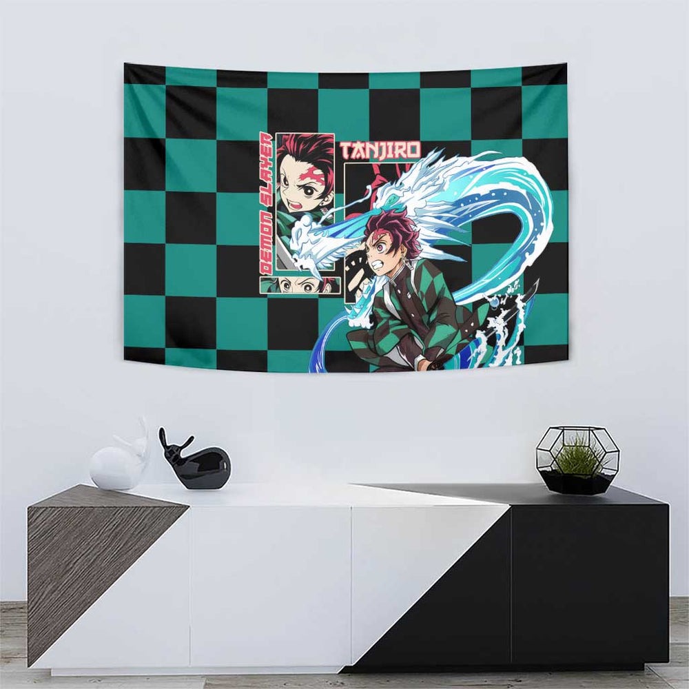 Kamado Tanjiro Haori Demon Slayer Tapestry Anime Style TS04