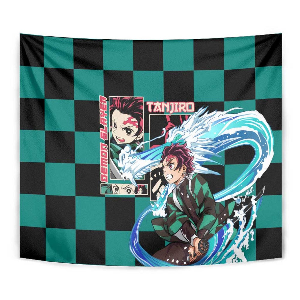 Kamado Tanjiro Haori Demon Slayer Tapestry Anime Style TS04