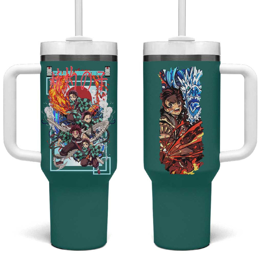 Kamado Tanjiro V2 Demon Slayer Tumbler With Handle Japan Anime Style TS04