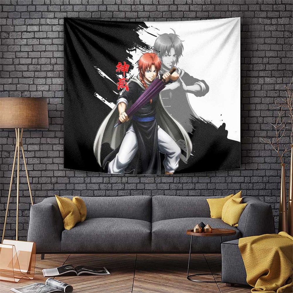 Kamui Tapestry Rogue Warrior Ink Clash Style TS04