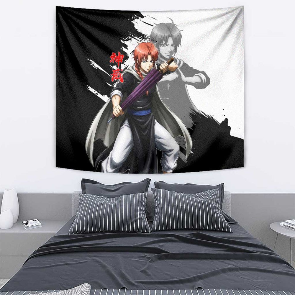 Kamui Tapestry Rogue Warrior Ink Clash Style TS04