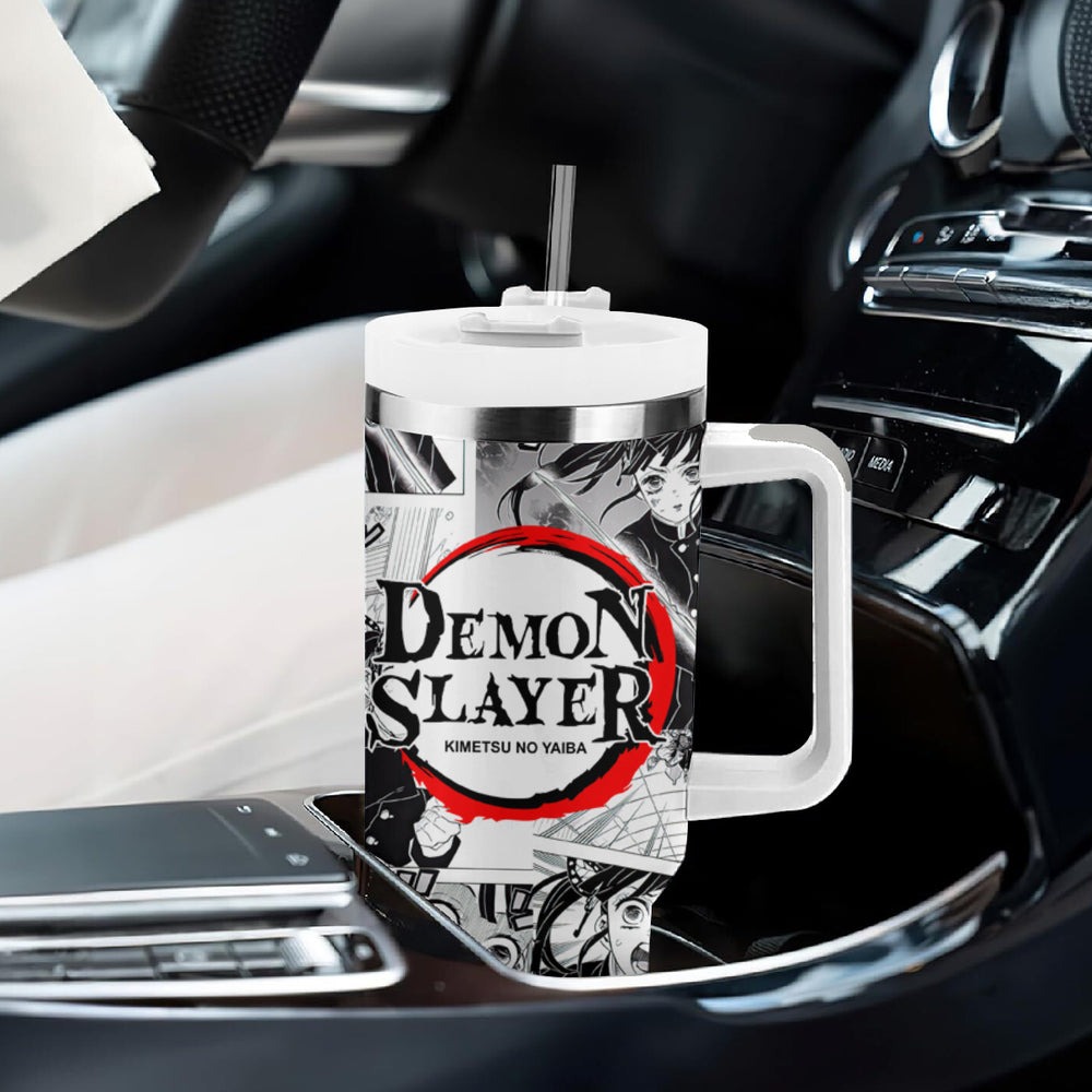 Kanao Tsuyuri Demon Slayer Tumbler With Handle Anime Mix Manga Style TS04 Kanao Tsuyuri Demon Slayer Tumbler With Handle Anime Mix Manga Style TS04