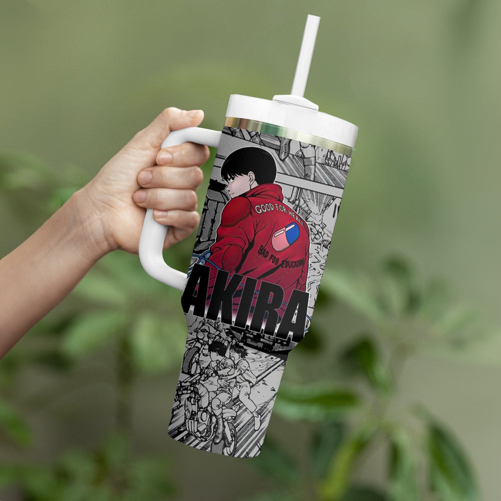 Kaneda - Akira Manga Style Tumbler With Handle TS04 Kaneda - Akira Manga Style Tumbler With Handle TS04