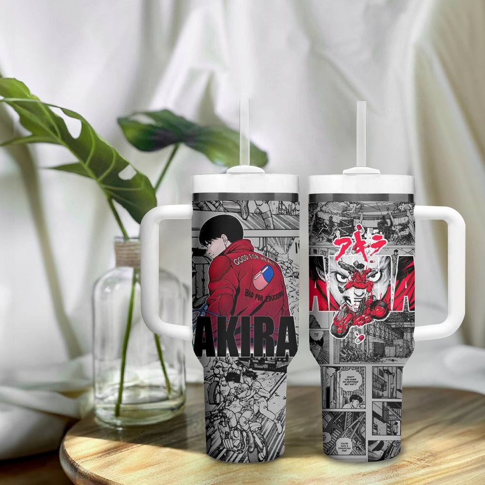 Kaneda - Akira Manga Style Tumbler With Handle TS04 Kaneda - Akira Manga Style Tumbler With Handle TS04