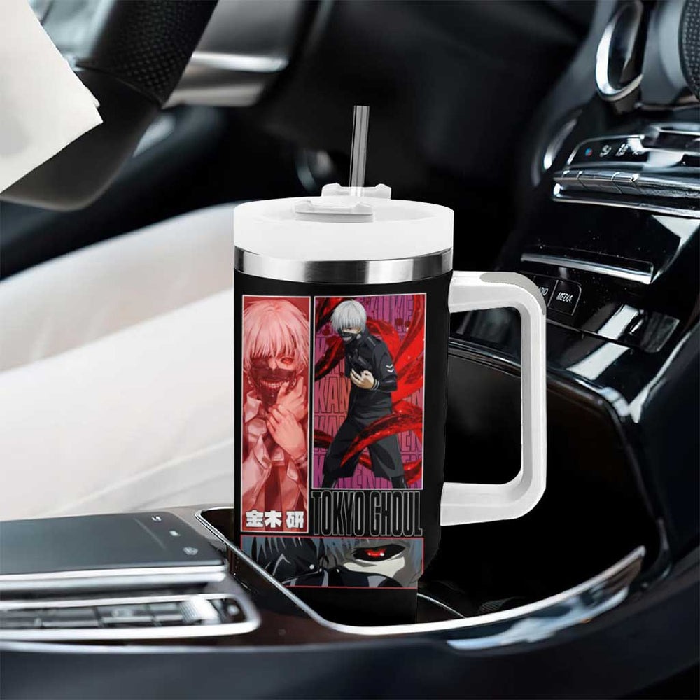 Kaneki Ken Tokyo Ghoul Tumbler With Handle Anime Style TS04 Kaneki Ken Tokyo Ghoul Tumbler With Handle Anime Style TS04