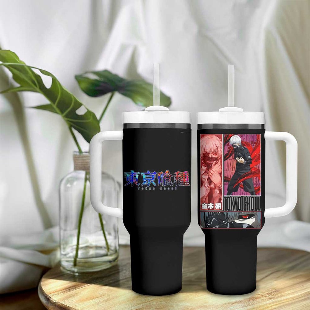 Kaneki Ken Tokyo Ghoul Tumbler With Handle Anime Style TS04 Kaneki Ken Tokyo Ghoul Tumbler With Handle Anime Style TS04