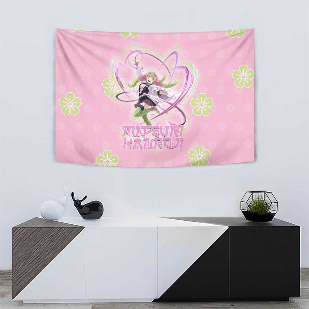 Kanroji Mitsuri Demon Slayer Tumbler With Handle Pastel Blossom Anime Lovecore Style TS04