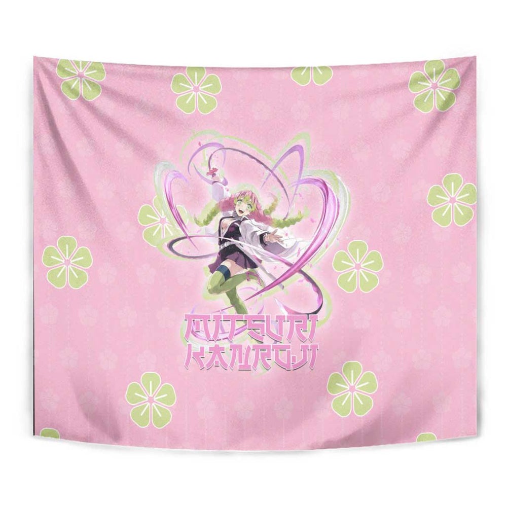 Kanroji Mitsuri Demon Slayer Tumbler With Handle Pastel Blossom Anime Lovecore Style TS04