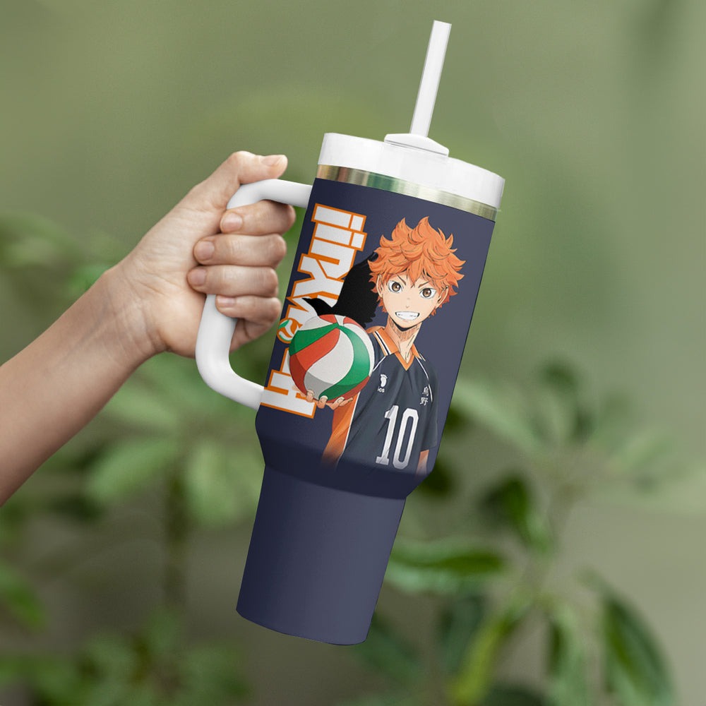 Karasuno Shoyo Hinata Tumbler With Handle TS04 Karasuno Shoyo Hinata Tumbler With Handle TS04