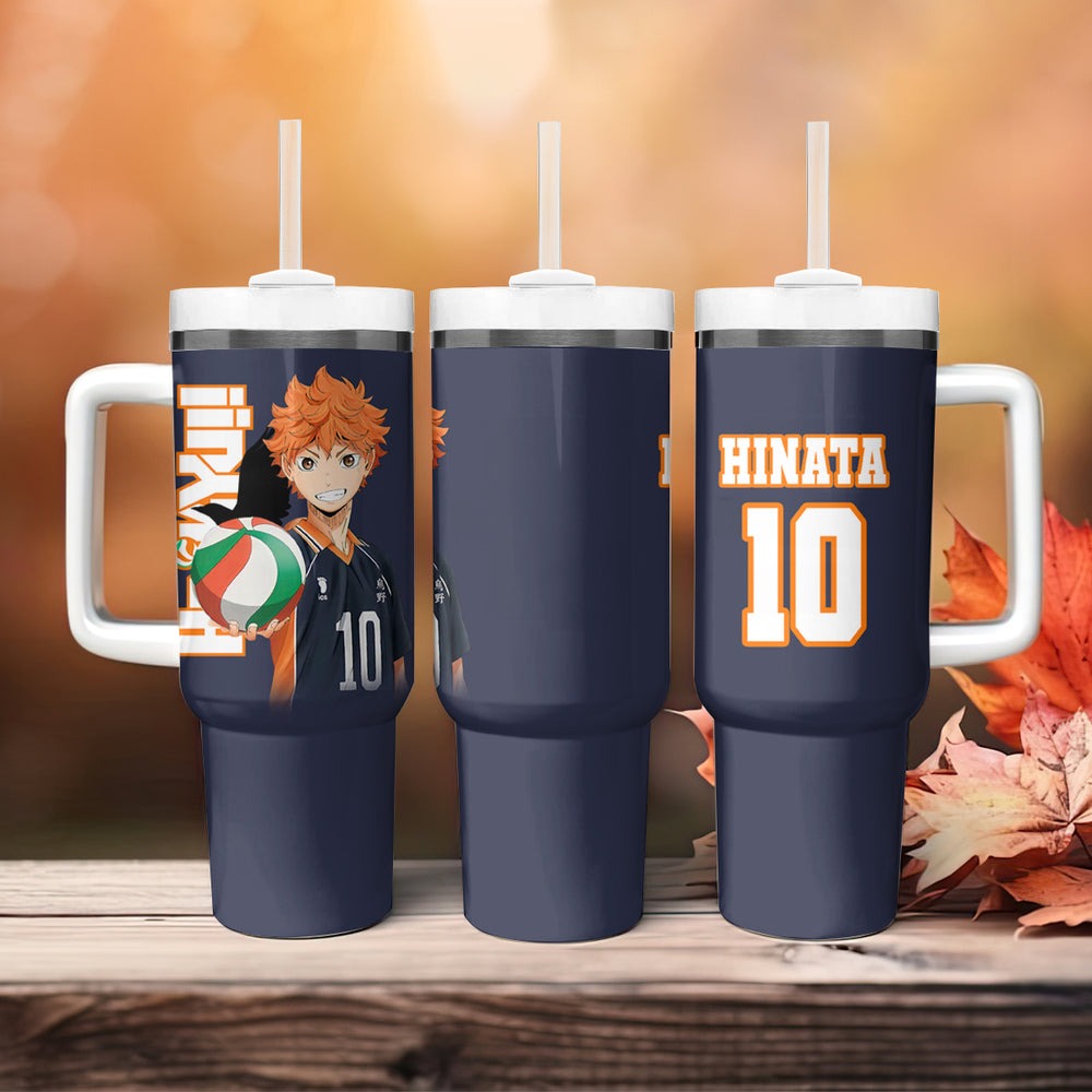 Karasuno Shoyo Hinata Tumbler With Handle TS04 Karasuno Shoyo Hinata Tumbler With Handle TS04