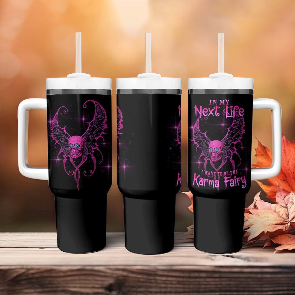 Karma Fairy Skul Tumbler With Handle TS04 Karma Fairy Skul Tumbler With Handle TS04