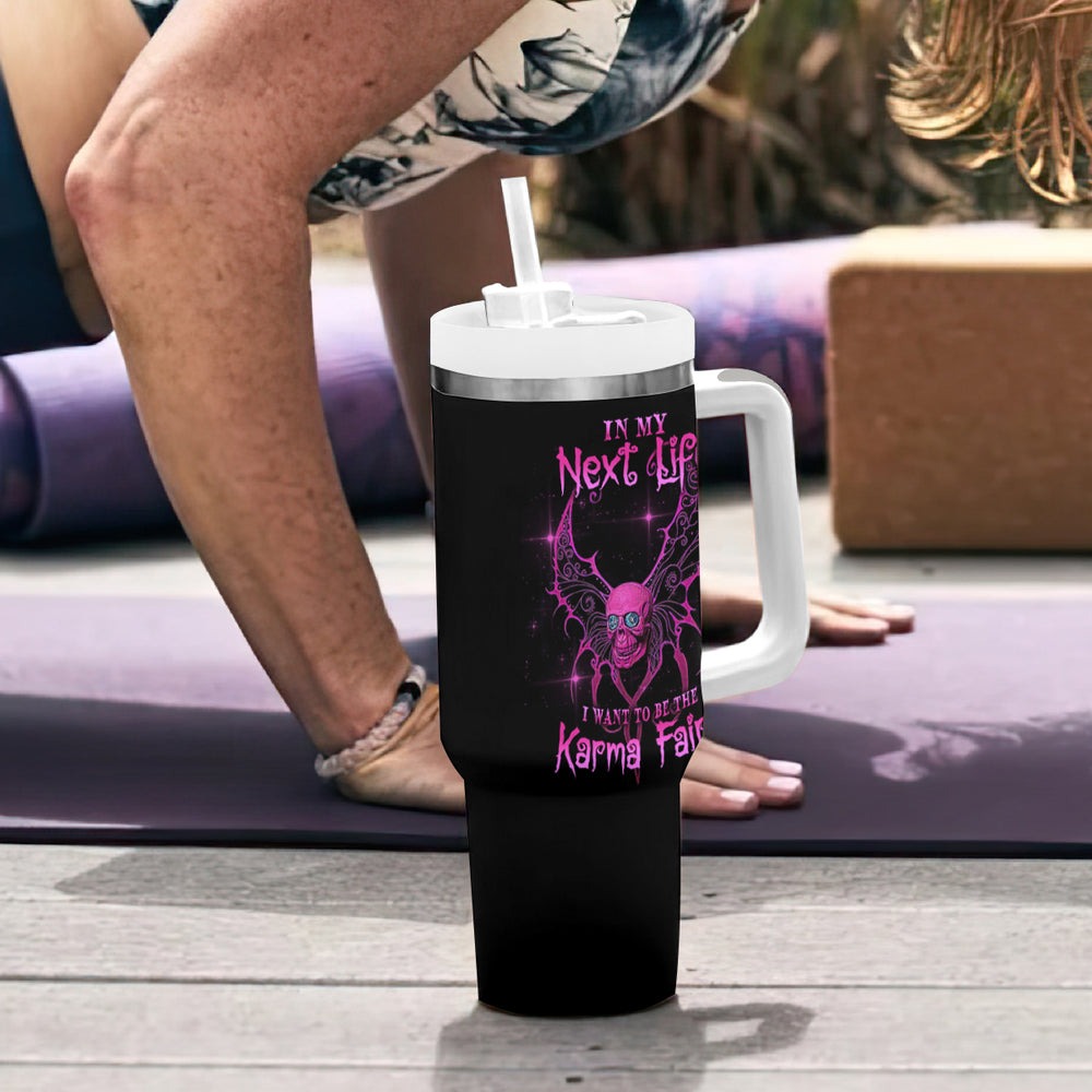 Karma Fairy Skul Tumbler With Handle TS04 Karma Fairy Skul Tumbler With Handle TS04