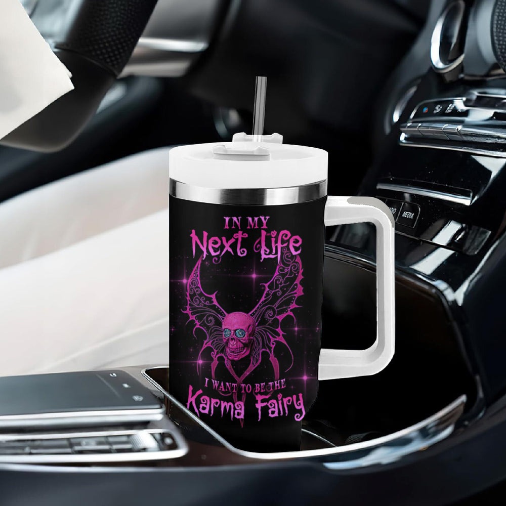 Karma Fairy Skul Tumbler With Handle TS04 Karma Fairy Skul Tumbler With Handle TS04
