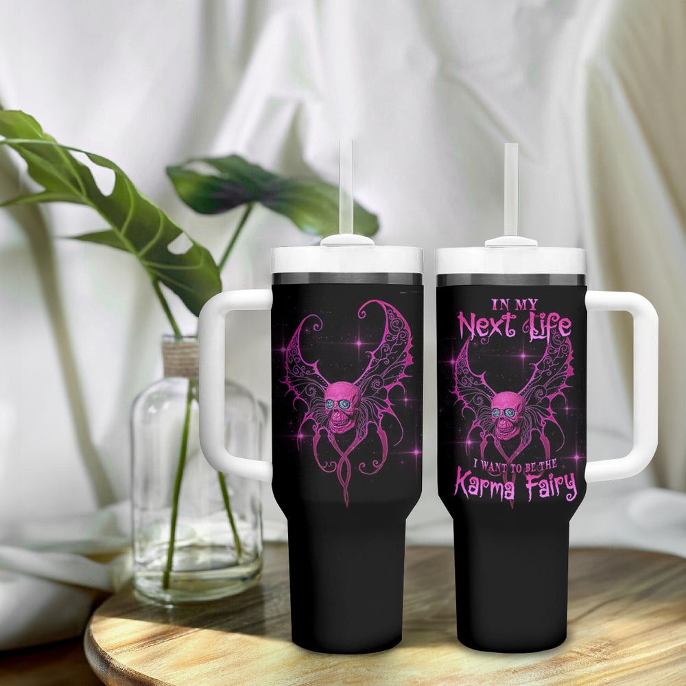Karma Fairy Skul Tumbler With Handle TS04 Karma Fairy Skul Tumbler With Handle TS04