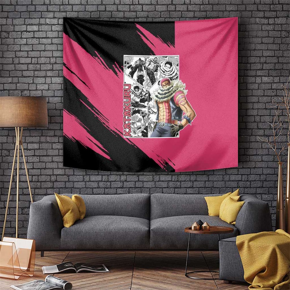 Katakuri - One Piece Tapestry Anime Mix Manga Style TS04 Katakuri - One Piece Tapestry Anime Mix Manga Style TS04