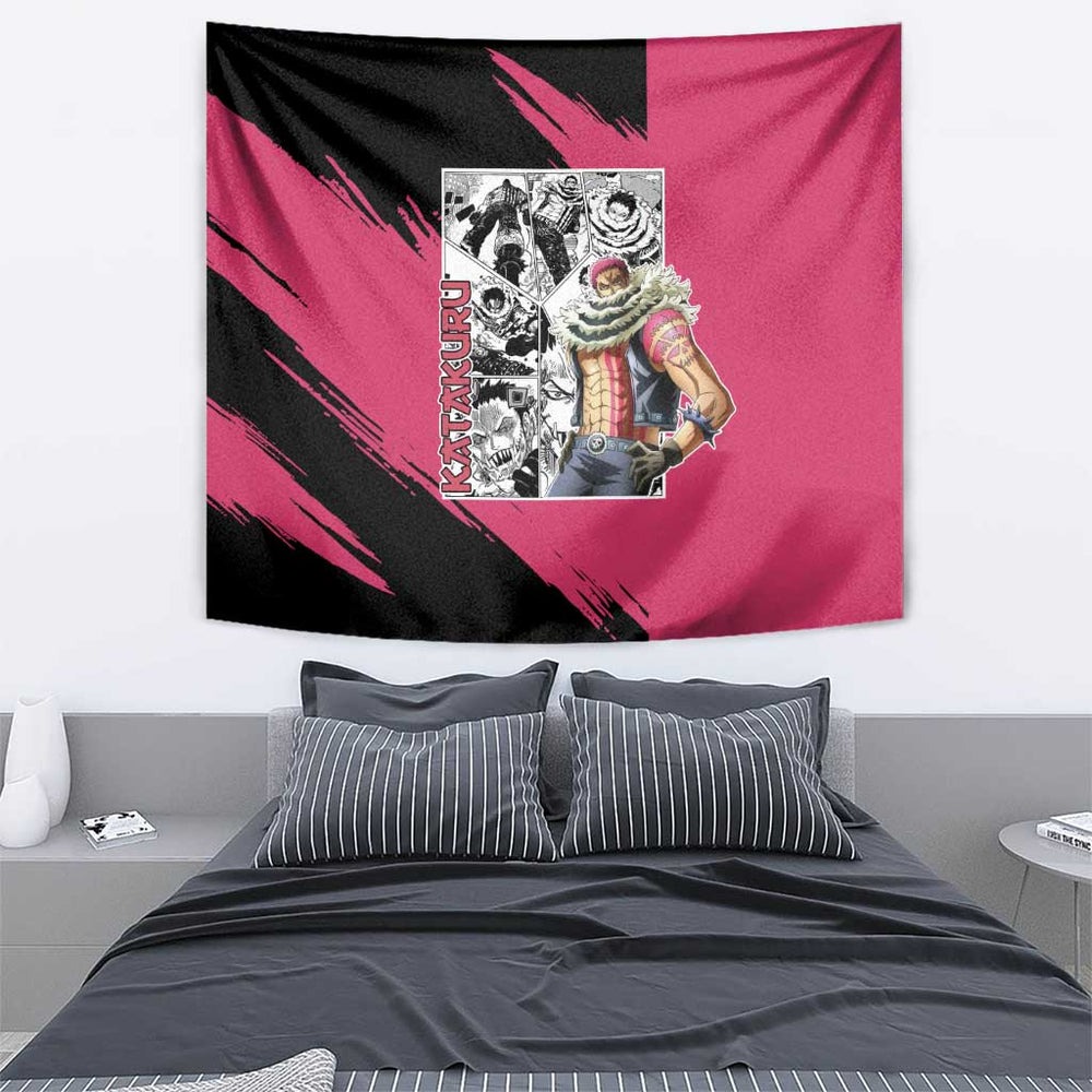 Katakuri - One Piece Tapestry Anime Mix Manga Style TS04 Katakuri - One Piece Tapestry Anime Mix Manga Style TS04